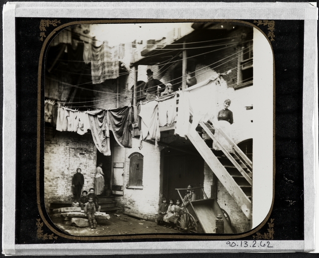 Jacob A. Riis, ‘Court at No. 24 Baxter Street’, ca. 1980, Museum of the City of New York