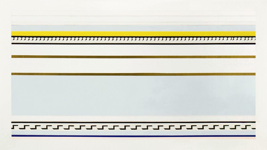 Roy Lichtenstein - Entablature VI (Study)