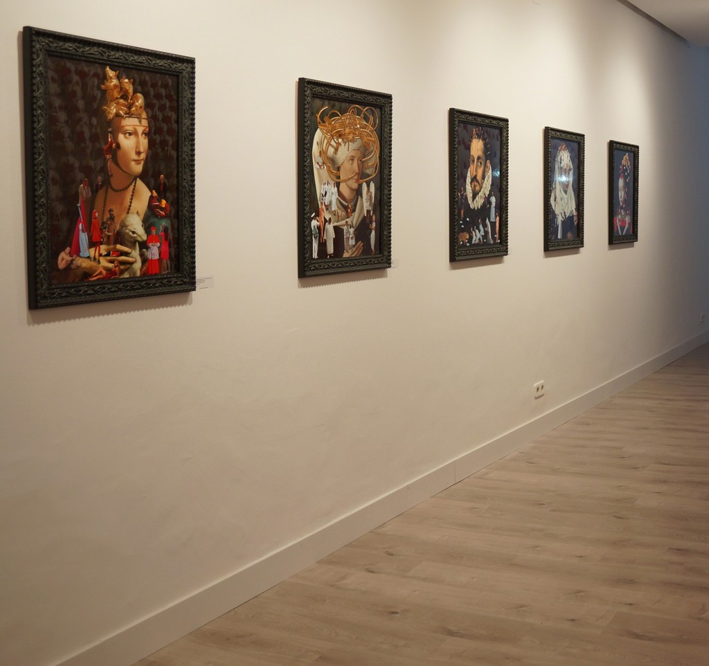 The series of portraits, printed on glossy photo paper. The series of portraits, printed on glossy photo paper.