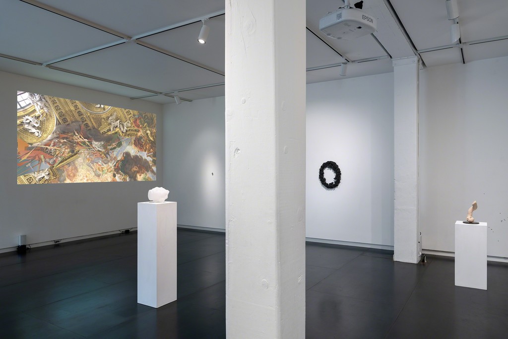 Plane of Scattered Pasts at Upfor, featuring video by Quayola and sculpture by Heidi Schwegler. Photo by Mario Gallucci. Quayola's work is included courtesy bitforms gallery. Plane of Scattered Pasts at Upfor, featuring video by Quayola and sculpture by Heidi Schwegler. Photo by Mario Gallucci. Quayola's work is included courtesy bitforms gallery.