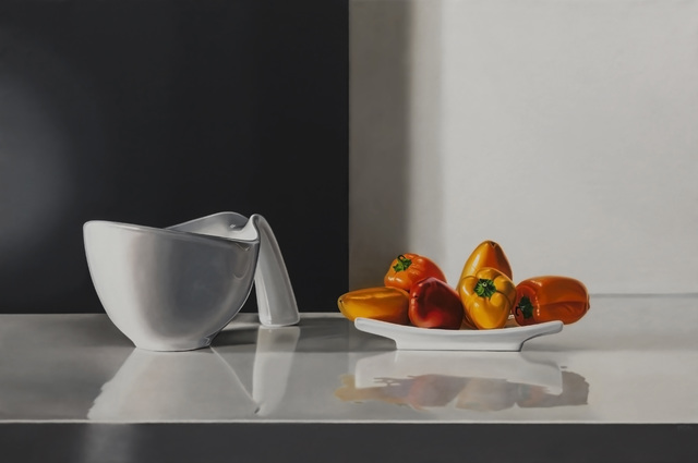 Elena Molinari, ‘LITTLE PEPPERS’, Painting, Oil on Canvas, Plus One Gallery