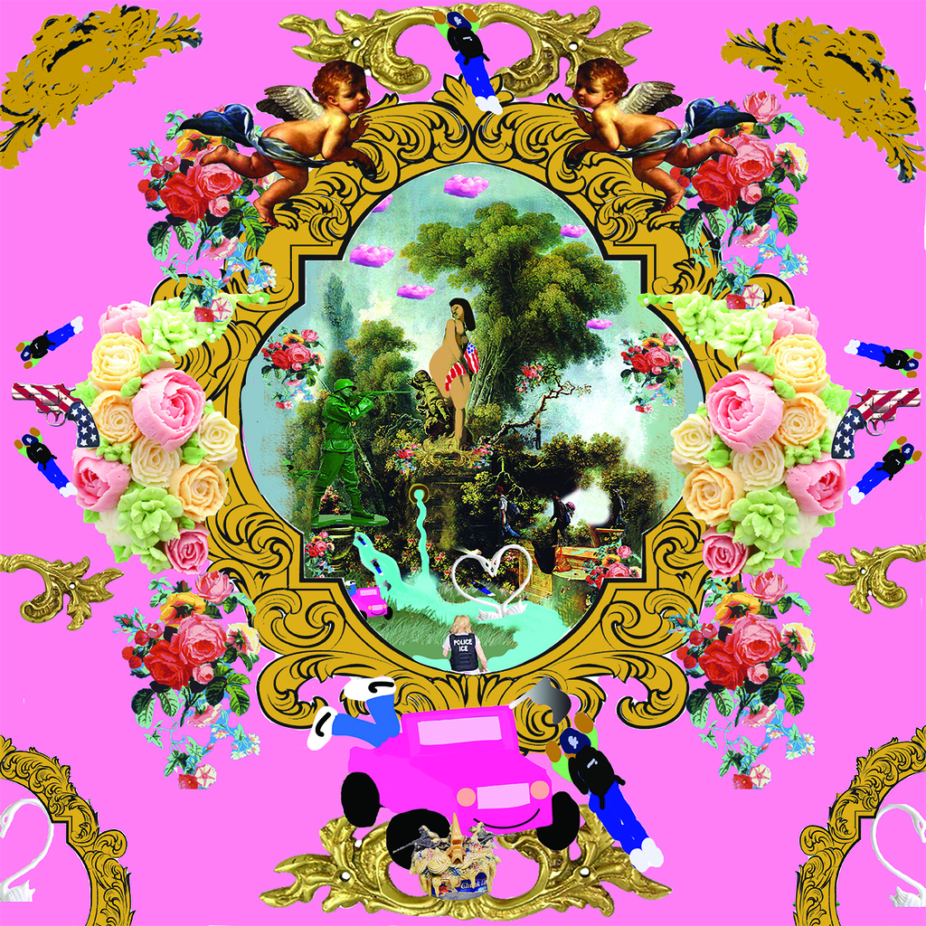 Yvette Mayorga, wallpaper for "High Maintenance (Art After Nov. 8, 2016)" installation (detail) Yvette Mayorga, wallpaper for "High Maintenance (Art After Nov. 8, 2016)" installation (detail)