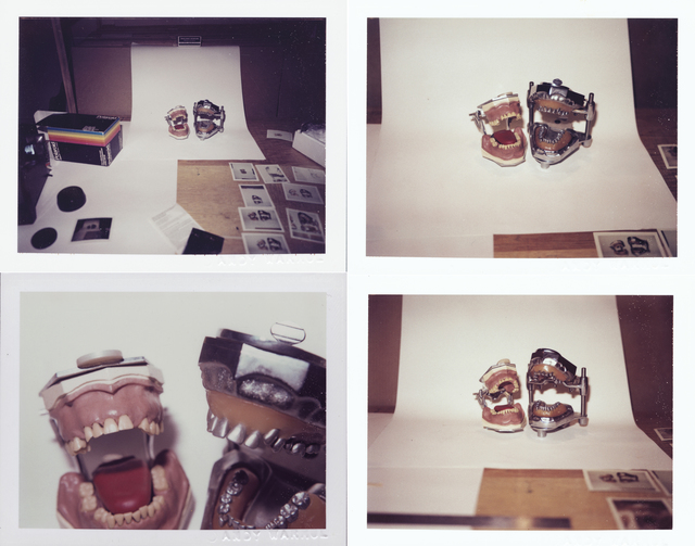 Andy Warhol, ‘Dental Molds’, 1982-1983, Photography, Four unique polaroid print, Christie's Warhol Sale