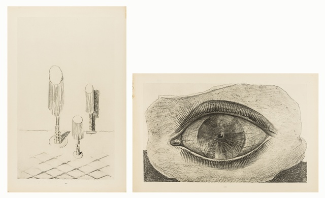 Max Ernst, ‘La Roue de la lumière; Entre dans les continents (two works)’, 1926, Print, Two collotypes, Forum Auctions
