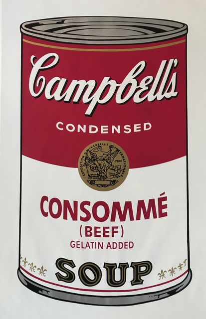 Andy Warhol, ‘Soup Can l, Consomme' (Beef)’, 1968, Vertu Fine Art