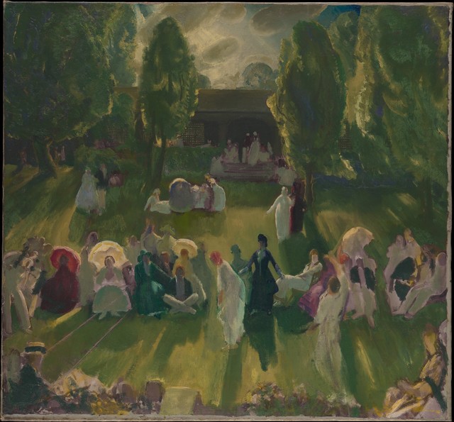 George Wesley Bellows, ‘Tennis at Newport’, 1919, The Metropolitan Museum of Art
