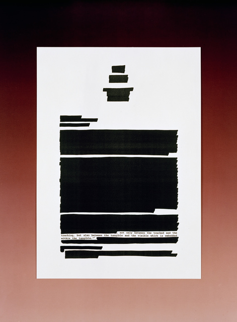 Claudia Angelmaier, ‘Text 02’, 2015, Galerie Kleindienst