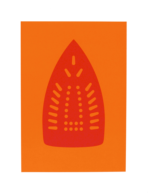 Willie Cole, ‘Complementary Soles (Red/Orange)’, 2012, Highpoint Editions