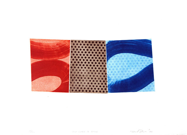 David Row, ‘Push Come to Shove’, 2002, Print, Etching, Friends Seminary Benefit Auction