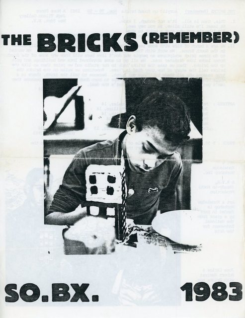 Tim Rollins and K.O.S., ‘A More Store, Tim Rollins and K.O.S., The Bricks (Remember), Flyer’, 1983, James Fuentes