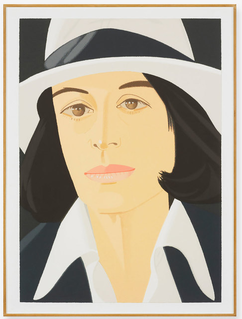 Alex Katz, ‘White Hat’, 1990, Robert Fontaine Gallery