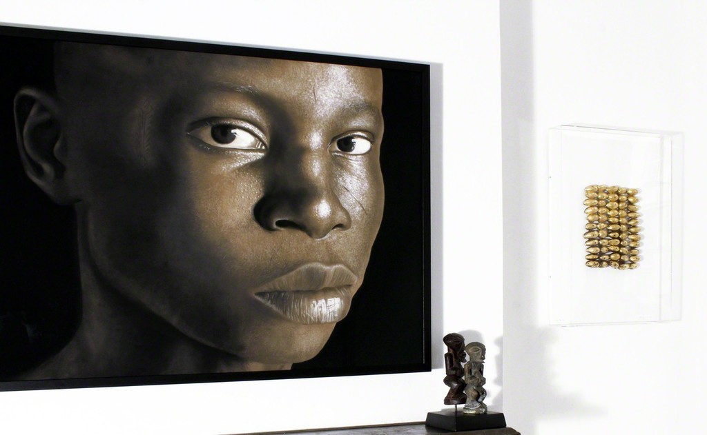 Installation shot - Works by Babajide Olatunji and Niyi Olagunju Installation shot - Works by Babajide Olatunji and Niyi Olagunju