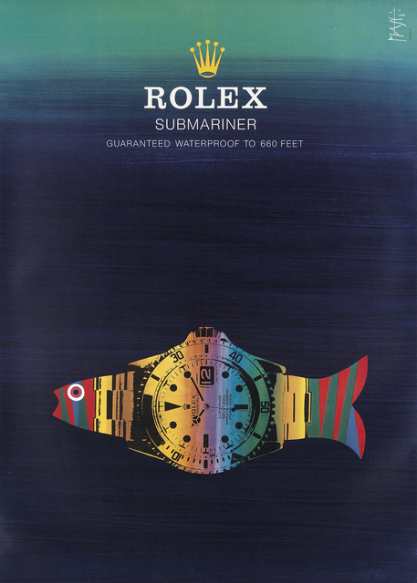 Celestino Piatti, ‘ROLEX / SUBMARINER’, Circa 1970s, Swann Auction Galleries