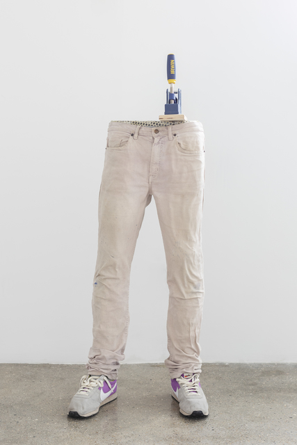 John Riepenhoff, ‘Handler’, 2014, Sculpture, Papier-mache, fiberglass, wood, wire, cloth, and shoes, REYES | FINN