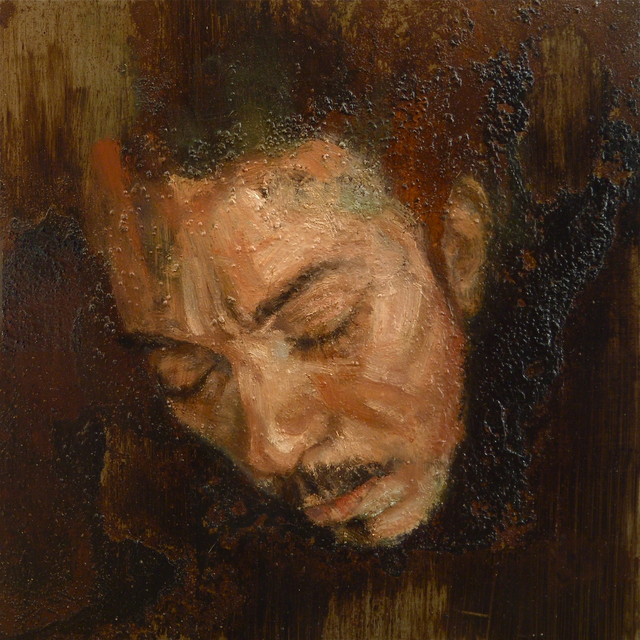 Sabatino Cersosimo, ‘Experiment auf Stahl XXIII’, 2013, Painting, Oil and oxidation on steel, Accesso Galleria