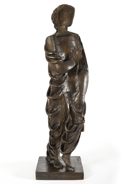 Ossip Zadkine, ‘Figurine drapée’, 1929, HELENE BAILLY GALLERY