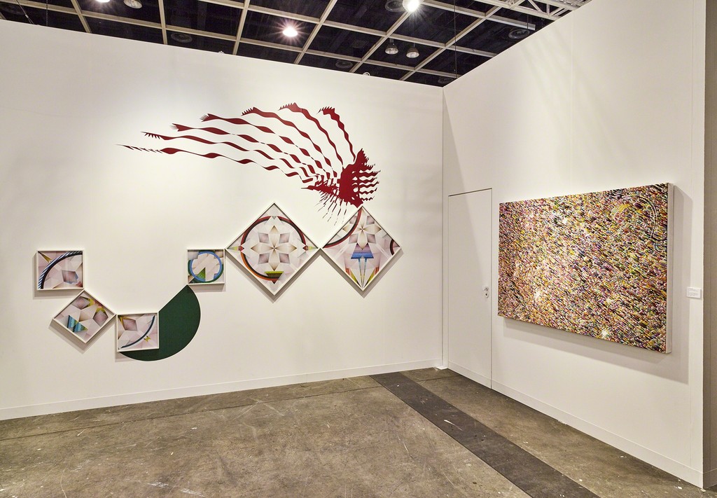 Kukje Gallery/Tina Kim Gallery Booth 1C12 installation view. Art Basel | Hong Kong, 2017. Photo by Jason Bonello. Image provided by Kukje Gallery Kukje Gallery/Tina Kim Gallery Booth 1C12 installation view. Art Basel | Hong Kong, 2017. Photo by Jason Bonello. Image provided by Kukje Gallery