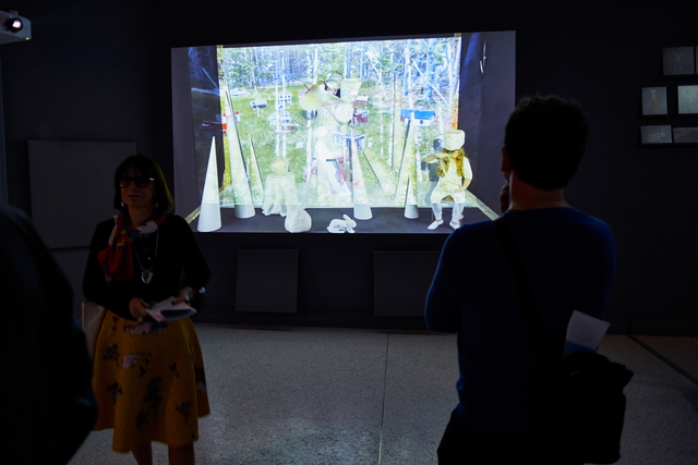 Joan Jonas, ‘They Come to Us without a Word (Installation view)’, 2015, 56th Venice Biennale