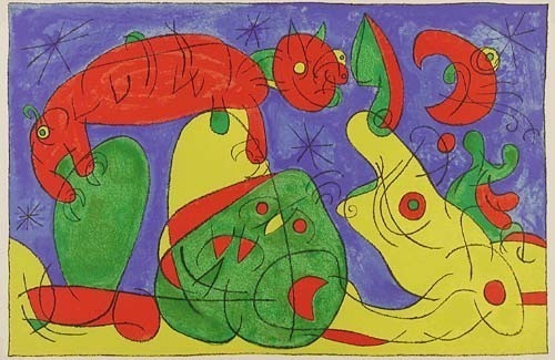 Joan Miró, ‘XI. Ubu Roi: La Nuit, L'Ours’, 1966, Contessa Gallery