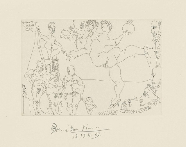 Pablo Picasso, ‘Plate 4, from: El Entierro del Conde de Orgaz’, 1966, Christie's