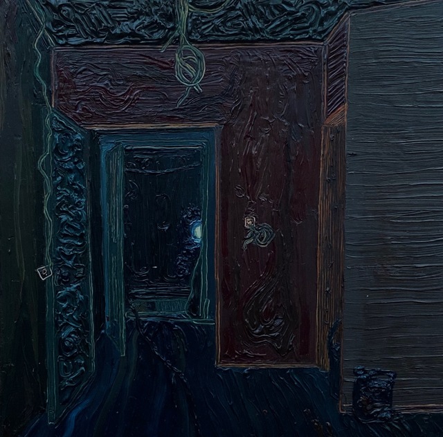 Anna Rocke, ‘Untitled’, 2019, Painting, Oil and varnish on wood, Arusha Gallery