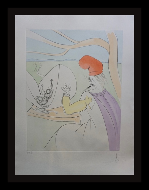 Salvador Dalí, ‘Japanese Fairy Tales Peach Boy’, 1976, Print, Etching, Fine Art Acquisitions Dali