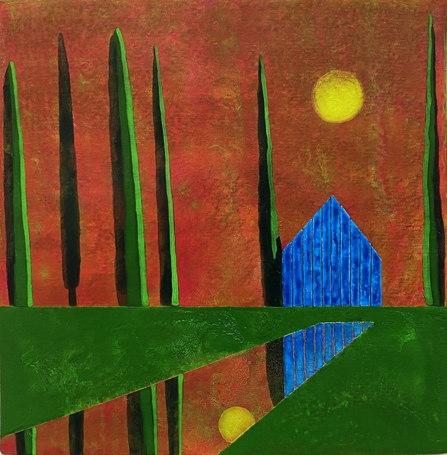 James Isherwood, ‘Interlude’, 2021, Drawing, Collage or other Work on Paper, Acrylic on paper, Susan Eley Fine Art