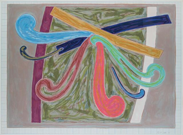 Frank Stella, ‘Puerto Rican Blue Pigeon (from Exotic Bird Series)’, 1977, Evelyn Aimis Fine Art