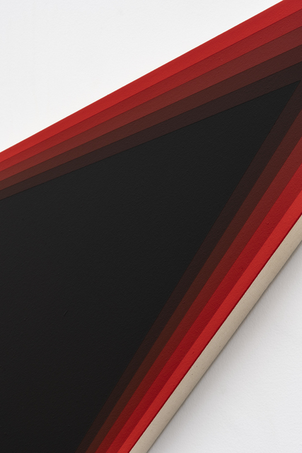 Philippe Decrauzat, ‘Black Should Bleed to Edge (Red)’, 2012, Galeria Nara Roesler