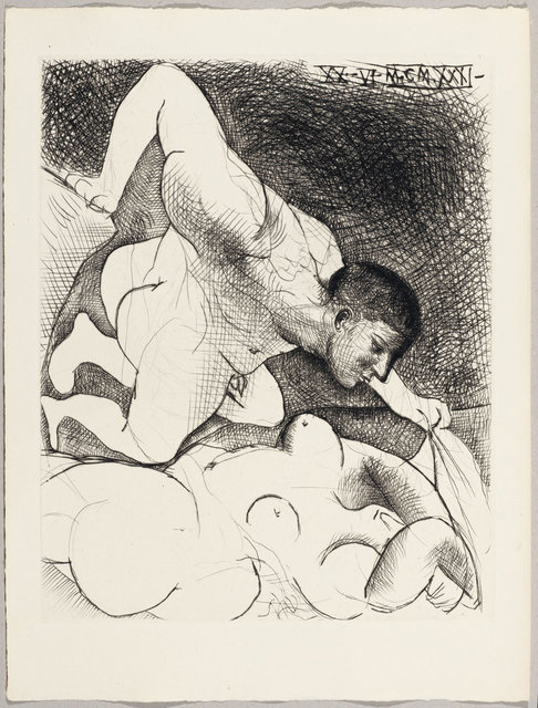 Pablo Picasso, ‘Homme dévoilant une femme’, 1931, Koller Auctions