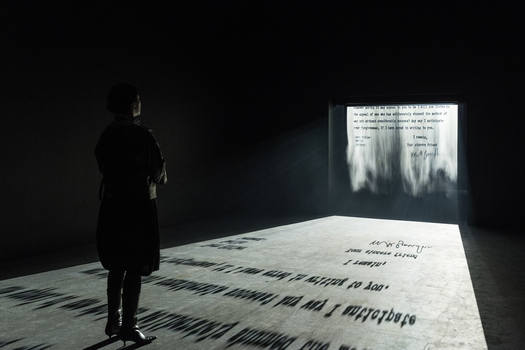 Installation photograph of “Jitish Kallat: Covering Letter,” Courtesy of Joseph Hu and Philadelphia Museum of Art. 2016. Installation photograph of “Jitish Kallat: Covering Letter,” Courtesy of Joseph Hu and Philadelphia Museum of Art. 2016.