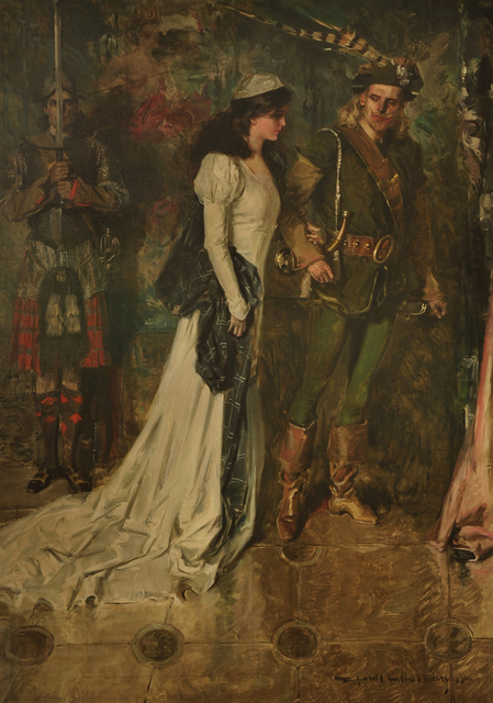 Howard Chandler Christy, ‘"Lady of the Lake" Book Illustration’, 1910, Painting, Oil on Canvas, The Illustrated Gallery