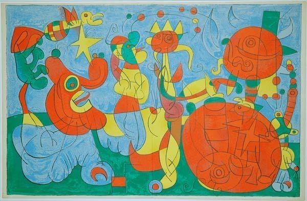 Joan Miró, ‘III. Ubu Roi: Chez le Roi de Pologne’, 1966, Contessa Gallery