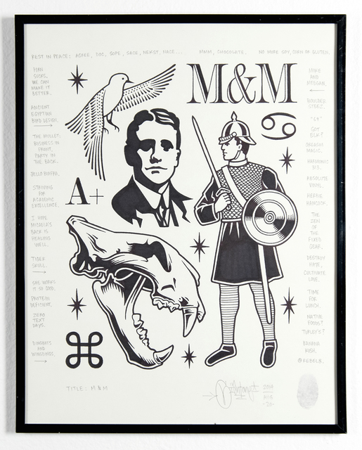 Mike Giant, ‘M&M’, 2014, Jonathan LeVine Projects