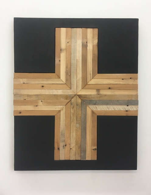 Chris Esposito, ‘Form No.15 (black & wood)’, 2017, Amos Eno Gallery