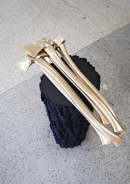 John Copeland, ‘If You Want Good Friends, They're Gonna Cost You’, 2014, Sculpture, Bronze, wood, enamel, V1 Gallery