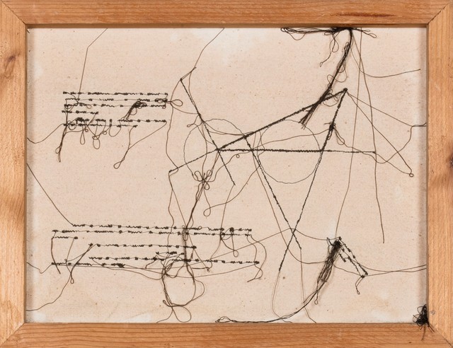 Maria Lai, ‘Page written n°4’, 1955, Finarte