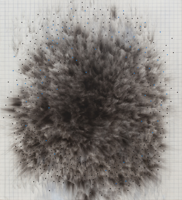 Govinda Sah 'Azad', ‘Smoke and Grid ’, 2014, October Gallery