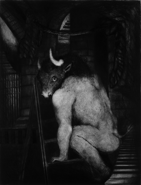 Ana Maria Pacheco, ‘An Ancient Dark Night Descended Upon My Soul I’, 2010-12, Print, Drypoint, Pratt Contemporary