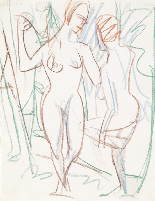 Ernst Ludwig Kirchner, ‘Zwei Mädchen im Sertig-Tal’, 1926, Henze & Ketterer & Triebold