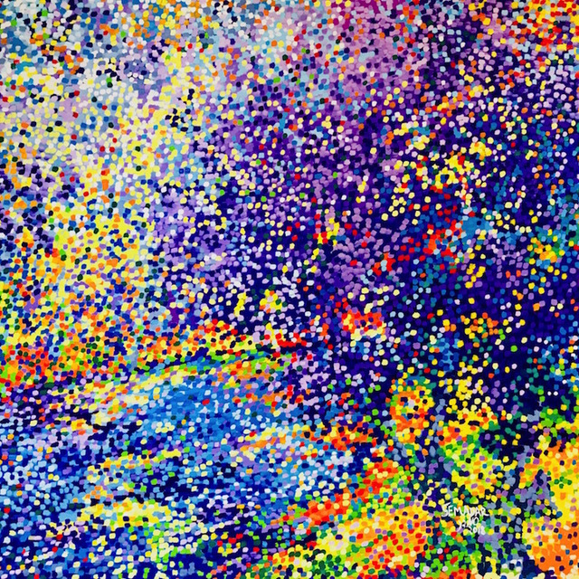 Santina Semadar Panetta, ‘Purple Rain’, 2018, Painting, Oil, Art Upclose