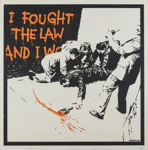 Banksy, ‘I fought the law’, 2005, Finarte