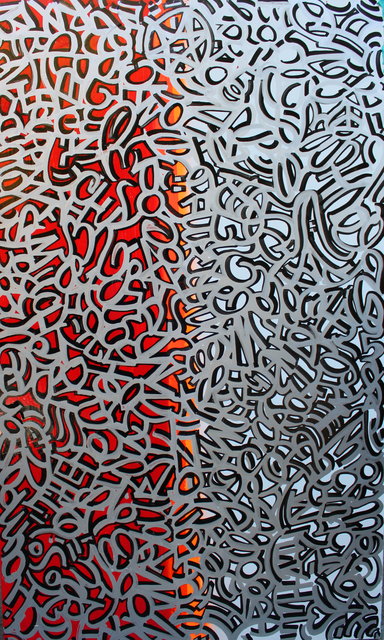 Matthew Spire, ‘Brooklyn’, 2020, Painting, Ink and enamel on panel, Elizabeth Clement Fine Art