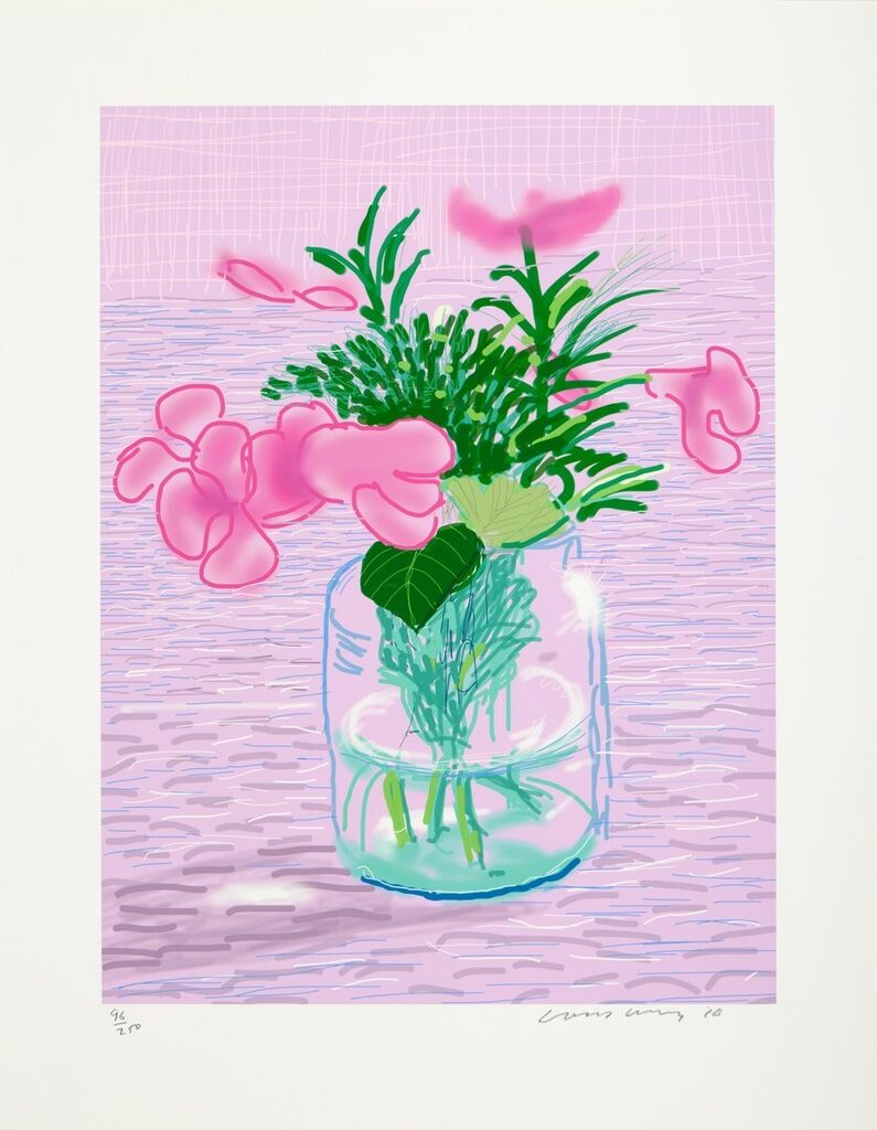 David Hockney - Untitled No. 329, from A Bigger Book: Art Edition A