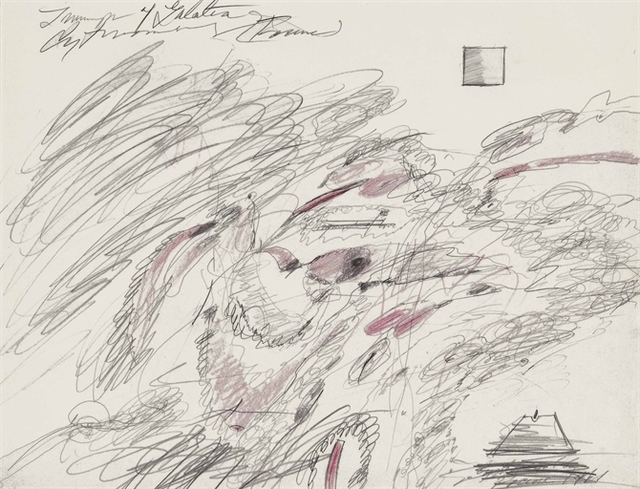 Cy Twombly, ‘Triumph of Galatea’, Christie's