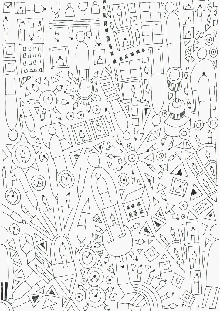 "12/21/18" by Jody Zellen, 2018, archival marker on paper, 8.25 x 11.75 inches "12/21/18" by Jody Zellen, 2018, archival marker on paper, 8.25 x 11.75 inches