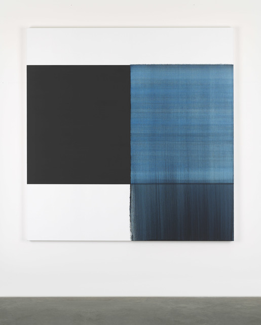 Callum Innes, ‘Exposed Painting Oriental Blue ’, 2017, Painting, Oil on linen, Kerlin Gallery
