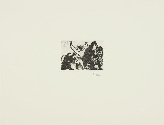 Pablo Picasso, ‘Enlèvement, à pied, avec la Célestine (B. 1627; Ba. 1643)’, 1968, Print, Sugar-lift aquatint, Sotheby's