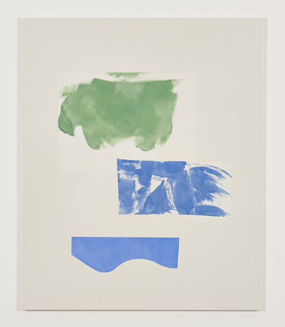 Peter Joseph, ‘Green and two blues (November 2014)’, 2014, Painting, Acrylic on cotton duck, Galerie Greta Meert
