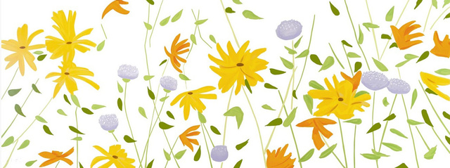 Alex Katz, ‘Summer Flowers’, 2018, Kenneth A. Friedman & Co.